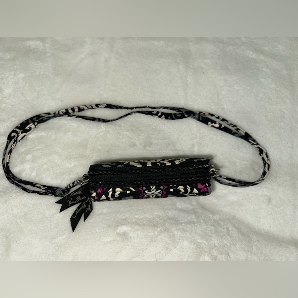 Vera Bradley All-in-One Crossbody Wallet in Canterberry Magenta - Picture 3 of 6